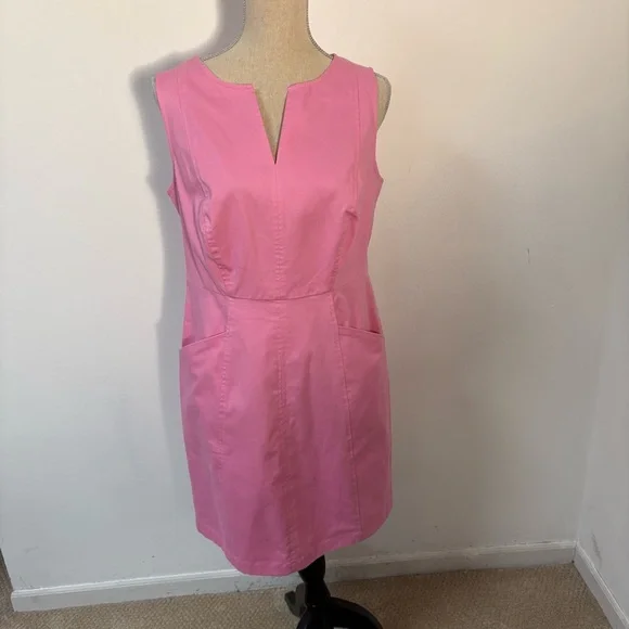 Boden Women’s Dress Cotton Blend Pockets Pink Cruise Wear 8P - Picture 4 of 11